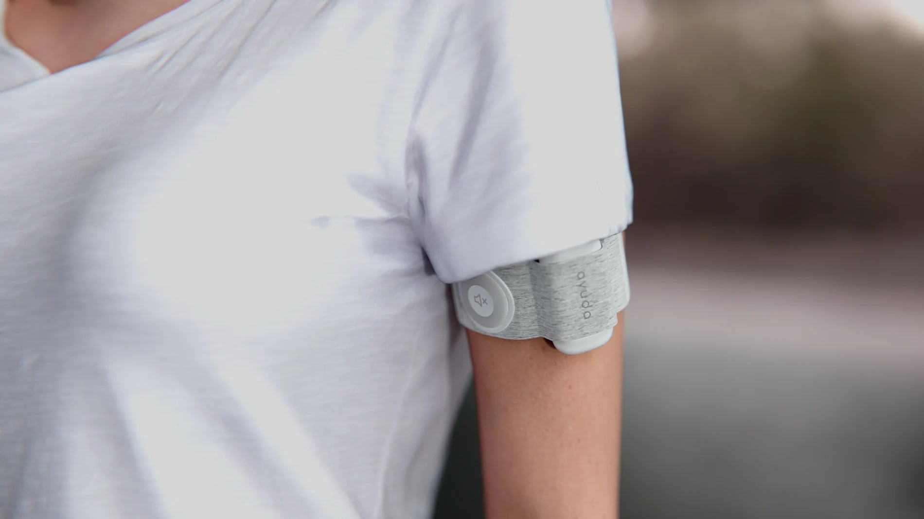 ARMband worn discreetly on an upper arm